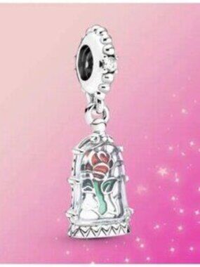 PANDORA Disney Beauty and the Beast Rose Charm